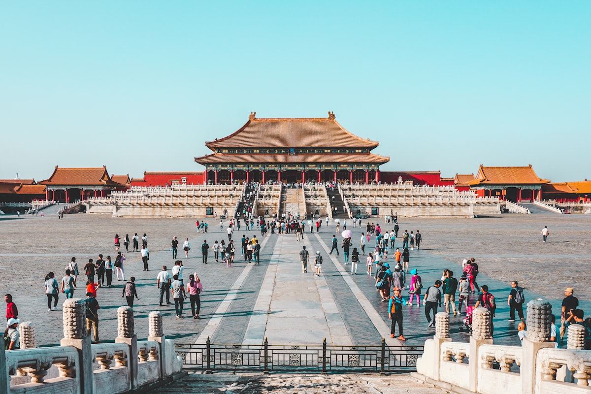 Historic stone architecture and minarets in a Silk Road city